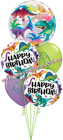 (image for) Dinosaur Bubble Birthday Bouquet