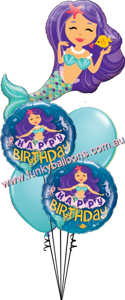 (image for) Enchanting Mermaid Birthday Bouquet - Click Image to Close