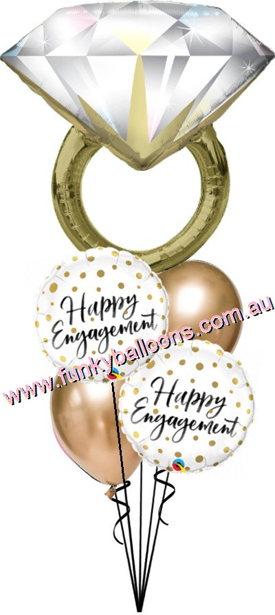 (image for) Golden Engagement Ring Bouquet - Click Image to Close