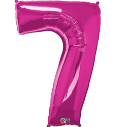 (image for) Number 7 Foil Supershape (Choice of Colours) - Click Image to Close