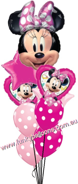 (image for) Minnie Mouse Polka Dots Bouquet