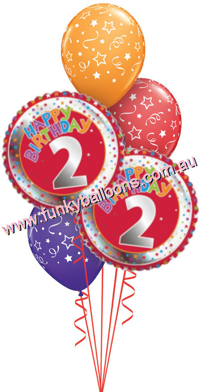 (image for) 2nd Birthday Stars Bouquet - Click Image to Close