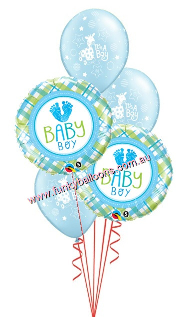 (image for) Lovely Feet Baby Boy Bouquet