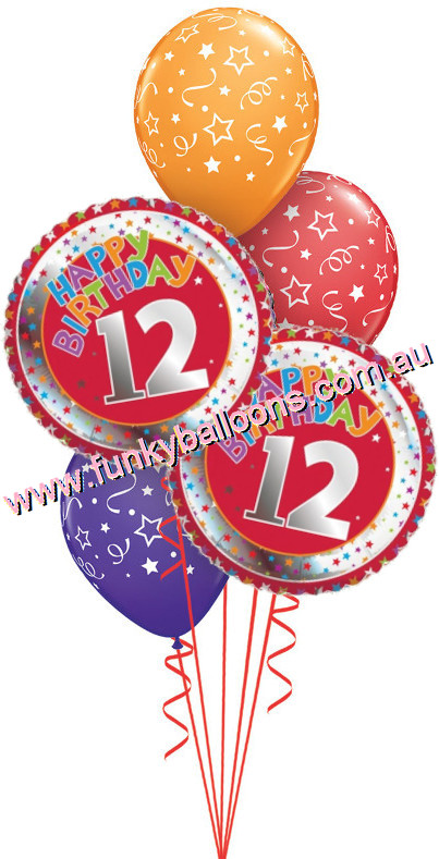 (image for) 12th Birthday Stars Bouquet